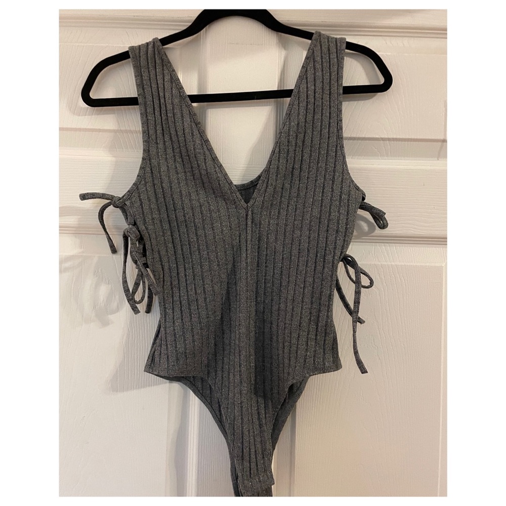 Grey bodysuit